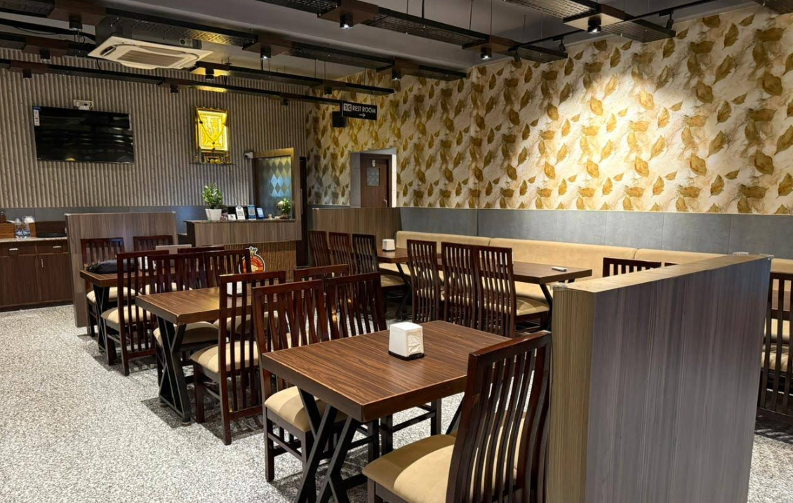 Comfortable booths for small groups